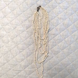 Jcrew Layered Pearl Necklace